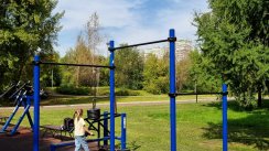 Площадка для воркаута в городе Красноярск №13211 Большая Современная фото