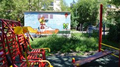 Площадка для воркаута в городе Москва №2700 Маленькая Современная фото