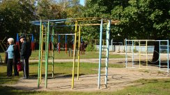 Площадка для воркаута в городе Рязань №1192 Большая Современная фото