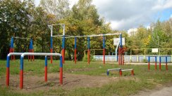 Площадка для воркаута в городе Рязань №1192 Большая Современная фото