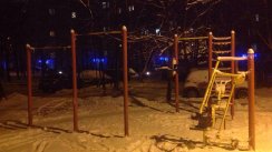 Площадка для воркаута в городе Москва №4725 Маленькая Современная фото