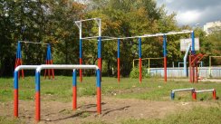 Площадка для воркаута в городе Рязань №1192 Большая Современная фото