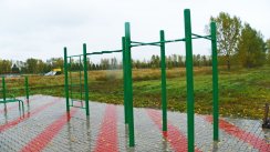 Площадка для воркаута в городе Красноярск №2498 Большая Современная фото