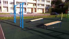 Площадка для воркаута в городе Красногорск №5346 Большая Современная фото