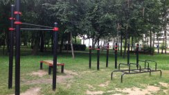 Площадка для воркаута в городе Москва №5289 Средняя Современная фото