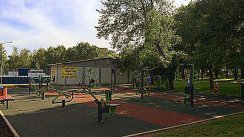 Площадка для воркаута в городе Москва №4088 Средняя Современная фото