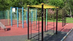 Площадка для воркаута в городе Москва №4822 Средняя Современная фото