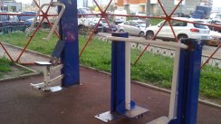 Площадка для воркаута в городе Красногорск №4384 Средняя Современная фото