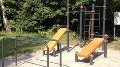 Площадка для воркаута в городе Москва №1725 Маленькая Хомуты фото