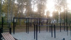 Площадка для воркаута в городе Челябинск №4350 Средняя Современная фото