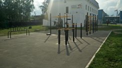 Площадка для воркаута в городе Пушкино №5338 Средняя Хомуты фото