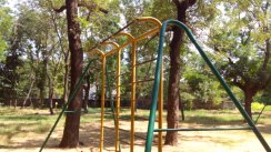 Площадка для воркаута в городе Ейск №5357 Маленькая Советская фото