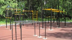 Площадка для воркаута в городе Сергиев Посад №2964 Средняя Хомуты фото