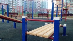 Площадка для воркаута в городе Хабаровск №3013 Средняя Современная фото