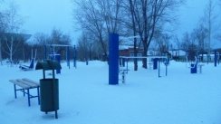 Площадка для воркаута в городе Астана №2000 Средняя Современная фото