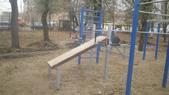 Площадка для воркаута в городе Самара №2577 Средняя Современная фото