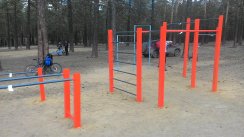 Площадка для воркаута в городе Чита №5099 Средняя Легендарная фото