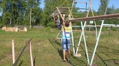 Площадка для воркаута в городе Глазов №2590 Маленькая Советская фото