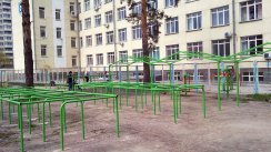 Площадка для воркаута в городе Новосибирск №1592 Средняя Современная фото