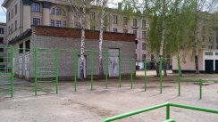 Площадка для воркаута в городе Новосибирск №1592 Средняя Современная фото