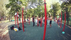 Площадка для воркаута в городе Красногорск №2458 Средняя Хомуты фото