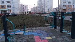 Площадка для воркаута в городе Москва №2791 Маленькая Современная фото