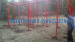 Площадка для воркаута в городе Костомукша №3319 Средняя Современная фото