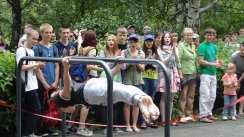 Площадка для воркаута в городе Новокузнецк №3070 Средняя Современная фото