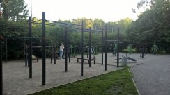 Площадка для воркаута в городе Москва №1249 Средняя Современная фото