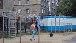 Площадка для воркаута в городе Новосибирск №128 Средняя Советская фото