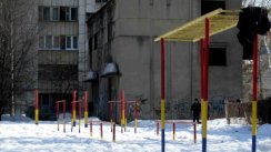 Площадка для воркаута в городе Самара №61 Средняя Современная фото