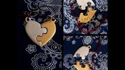 Сердечко из двух половинок ко дню святого Валентина своими руками, из фанеры. DIY