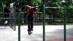 LORD VITAL INHUMAN ENDURANCE doing First PISTOL SQUAT