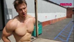 Urban street ghetto workout routine