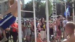 подтягивания на одной руке 22 раза. one hand pullups 22