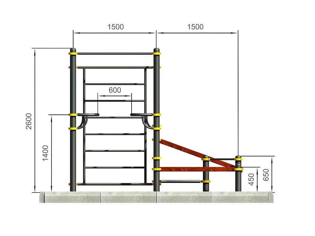 Самая маленькая воркаут площадка в мире Самая маленькая воркаут площадка в мире