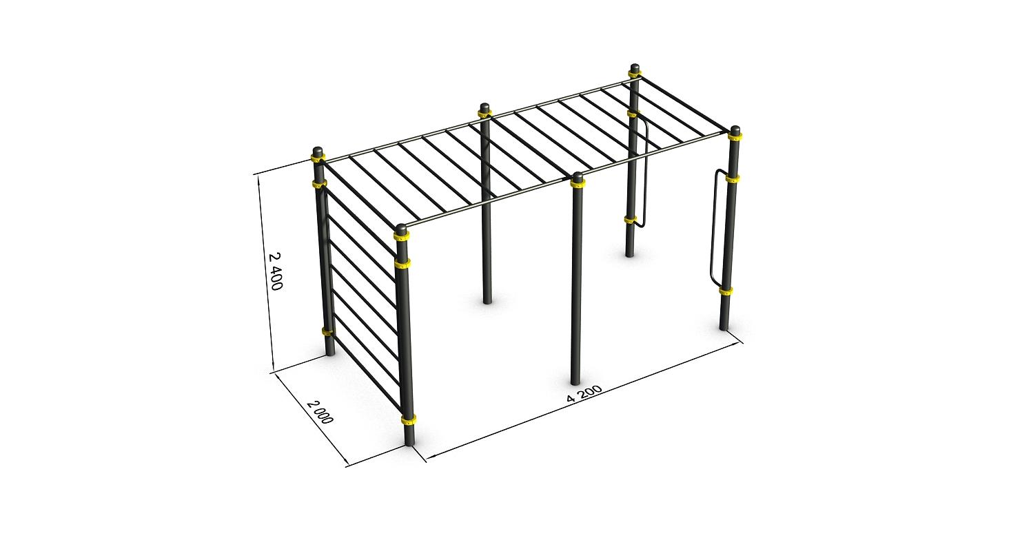 Воркаут площадка класса Воркаут площадка класса