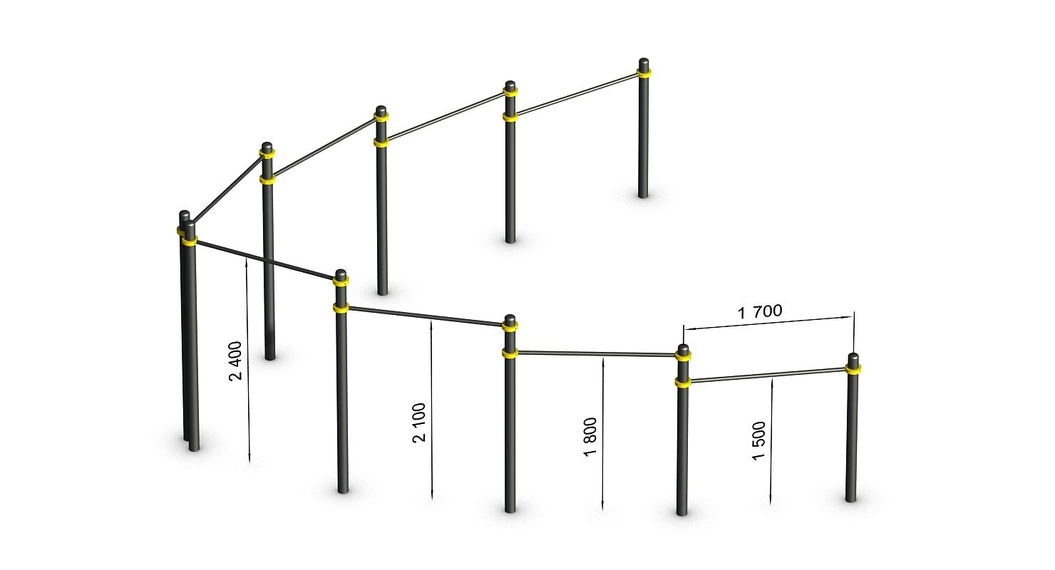 Воркаут площадка класса Воркаут площадка класса
