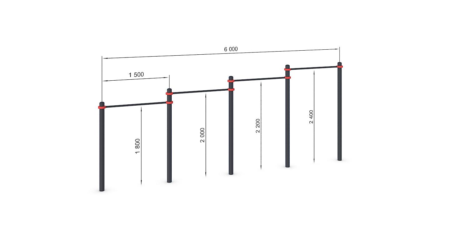 Уличная площадка Воркаут + Паркур (W+P) Уличная площадка Воркаут + Паркур (W+P)