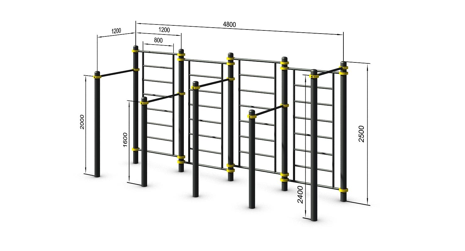Уличная площадка Воркаут + Паркур (W+P) Уличная площадка Воркаут + Паркур (W+P)