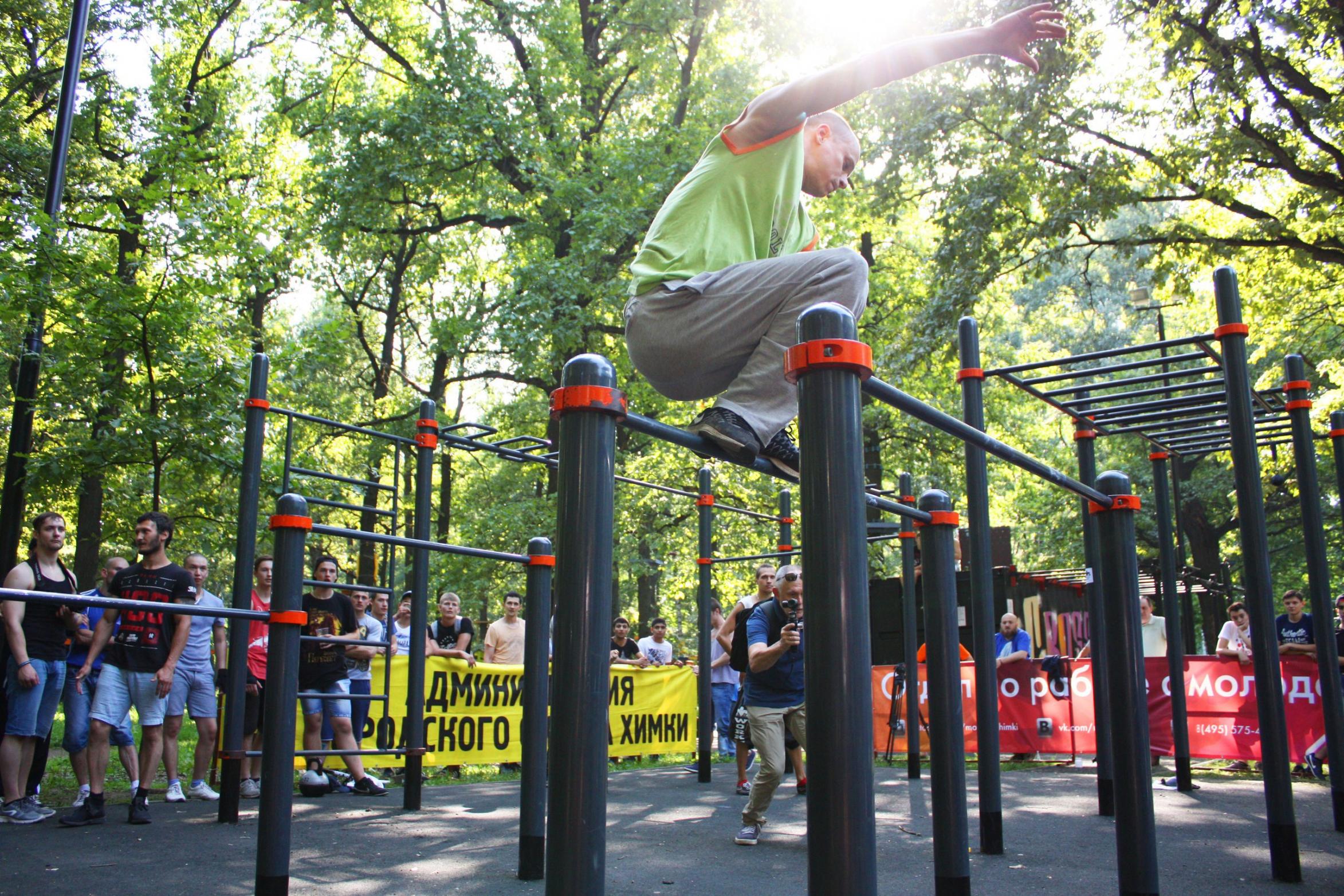 Открытие первой площадки для WorkOut в Химках Открытие первой площадки для WorkOut в Химках