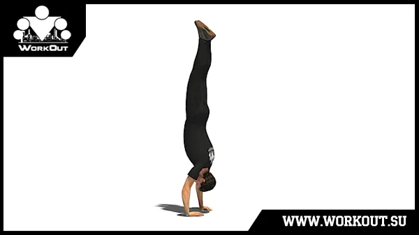 Стойка на руках. Заруба