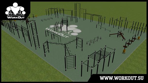 Челябинский метеорит (крупнейшая воркаут площадка России)