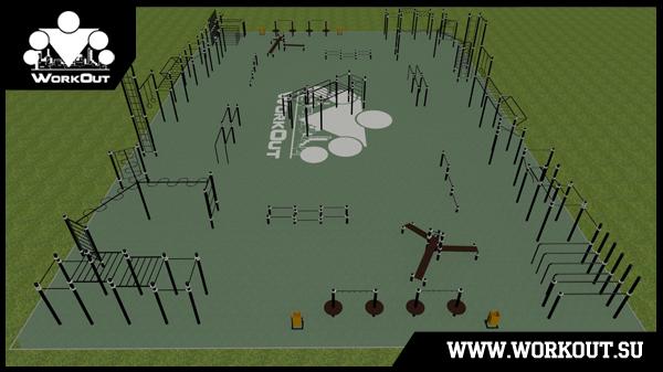 Челябинский метеорит (крупнейшая воркаут площадка России)