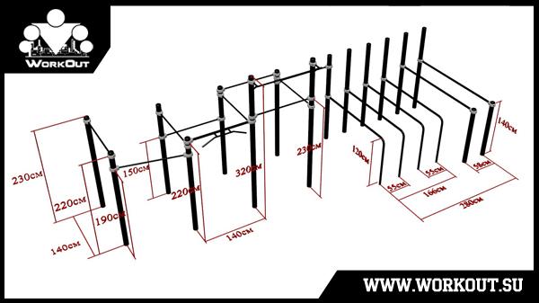 Челябинский метеорит (крупнейшая воркаут площадка России)