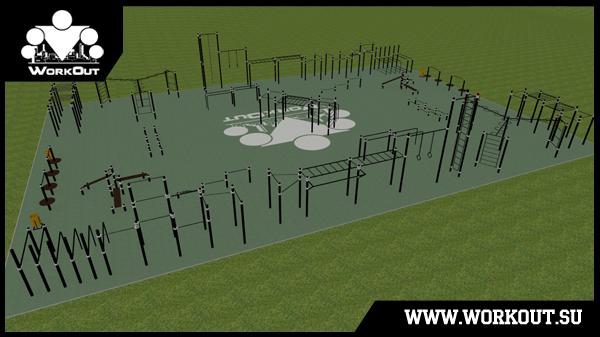Челябинский метеорит (крупнейшая воркаут площадка России)