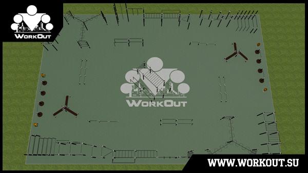 Челябинский метеорит (крупнейшая воркаут площадка России)