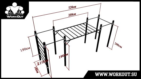 Челябинский метеорит (крупнейшая воркаут площадка России)