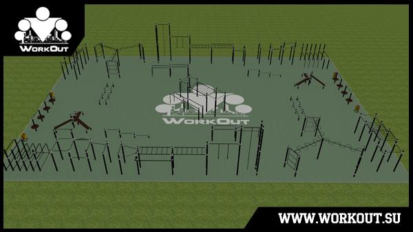 Челябинский метеорит (крупнейшая воркаут площадка России)