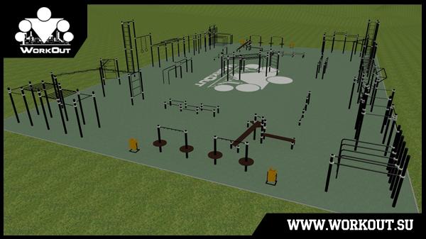 Челябинский метеорит (крупнейшая воркаут площадка России)